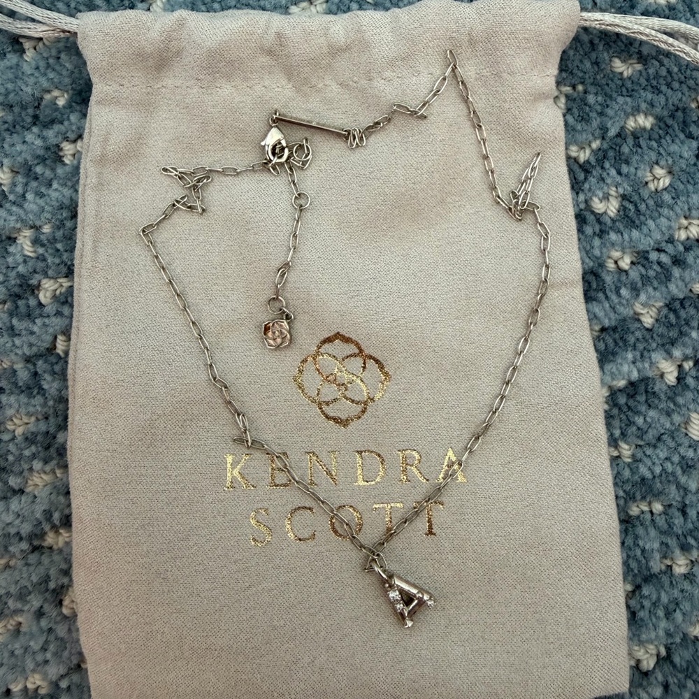Kendra Scott Silver Charm Necklace